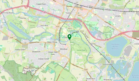 Map showing the location of Windsor & Eton Riverside