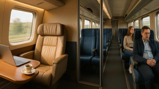 1st vs. 2nd Class Amenities Compared