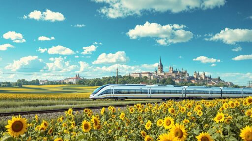 Laval till Bordeaux med tåg