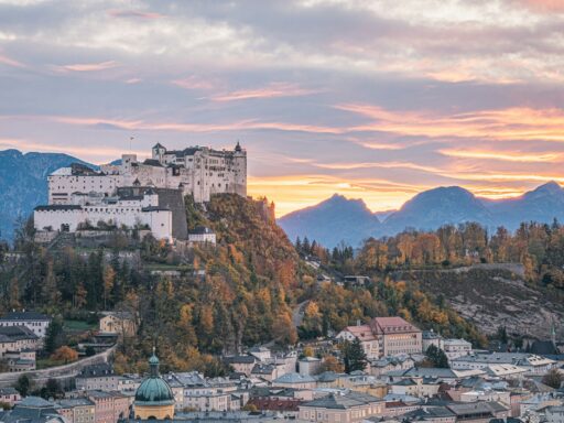 Hohensalzburg Fortress above Salzburg